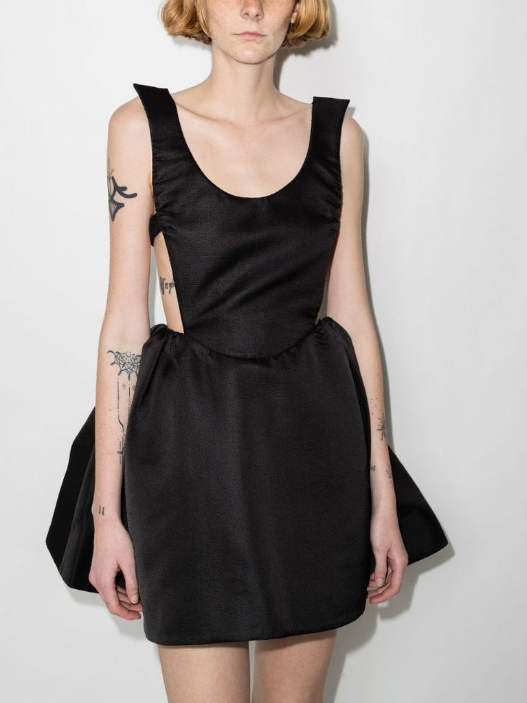 Cutout Flared Mini Dress