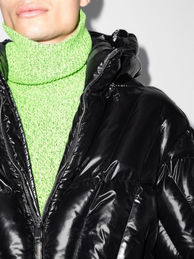 Hooded Quilted Coat