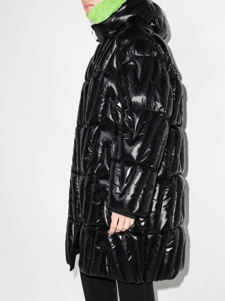 Hooded Quilted Coat
