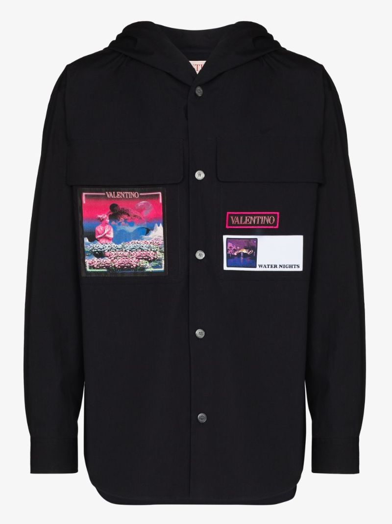 Valentino Neon Universe Hooded Overshirt
