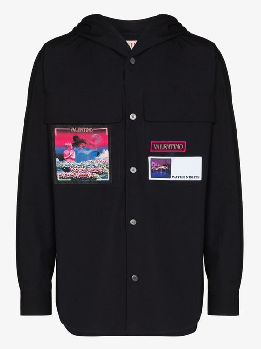 Valentino Neon Universe Hooded Overshirt