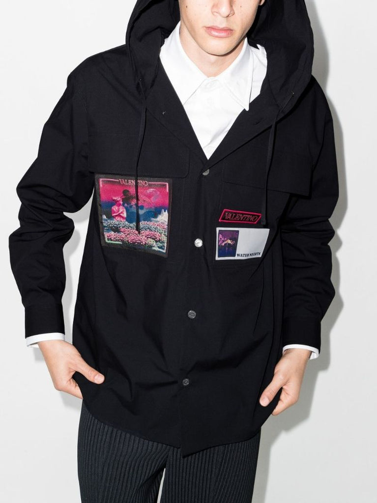 Valentino Neon Universe Hooded Overshirt