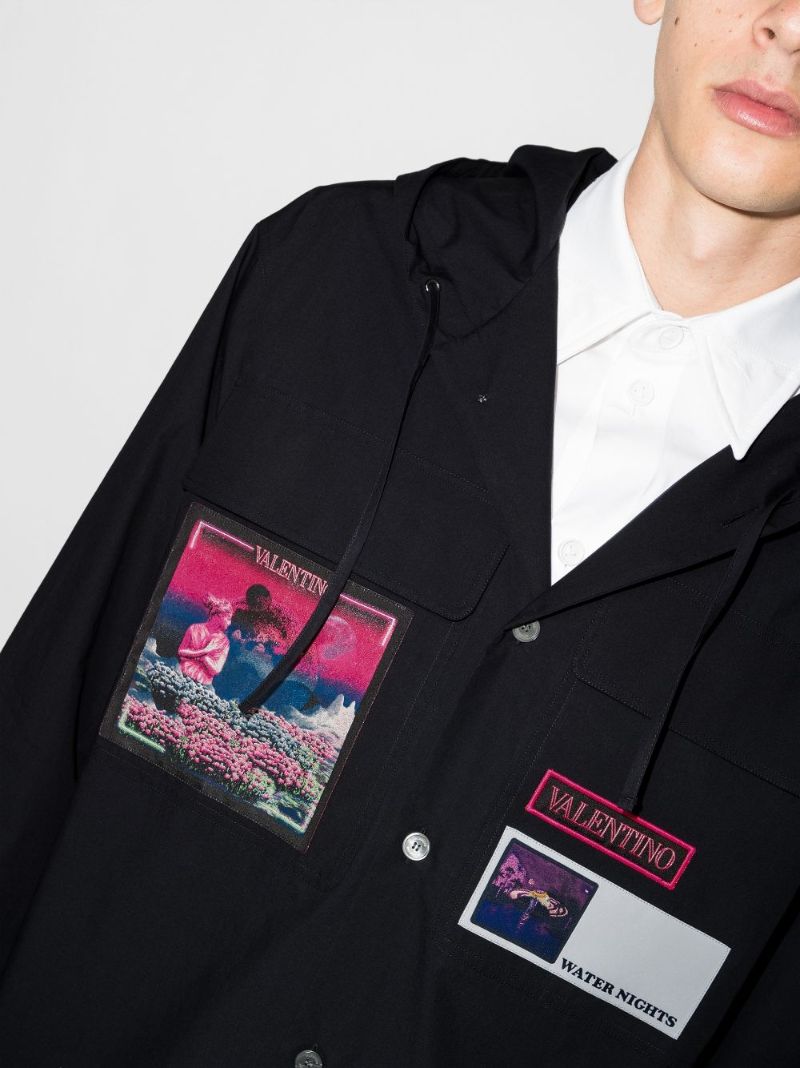 Valentino Neon Universe Hooded Overshirt