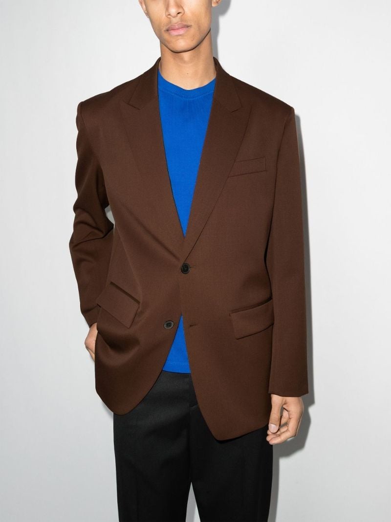 Single-breasted Wool Blazer