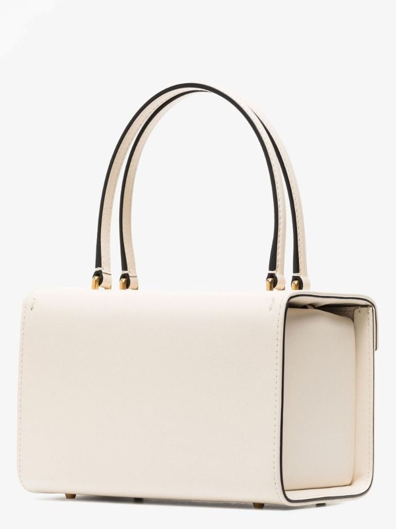 Neutral Vlogo Leather Box Mini Bag