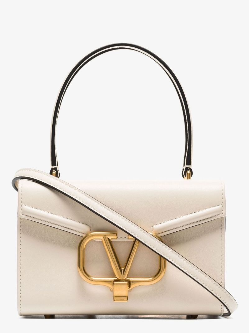 Neutral Vlogo Leather Box Mini Bag