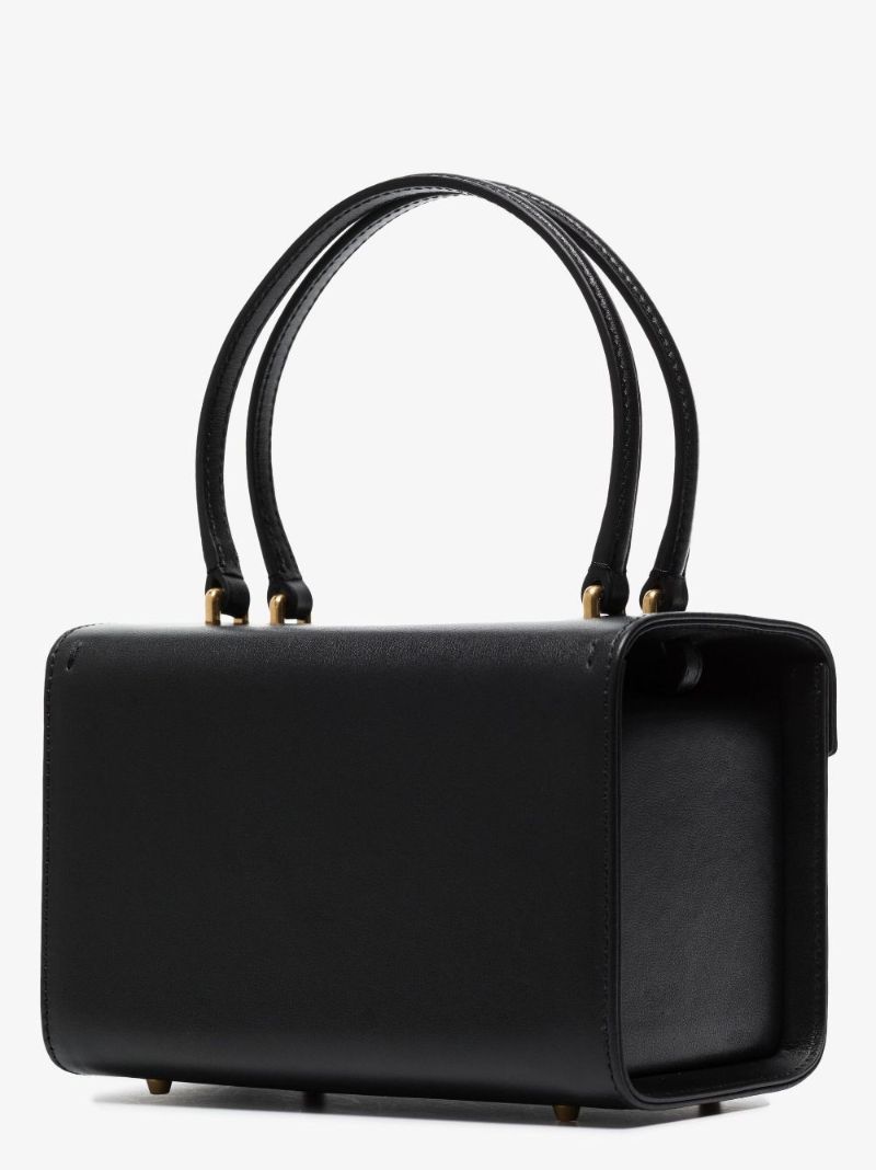 Black Vlogo Leather Mini Bag