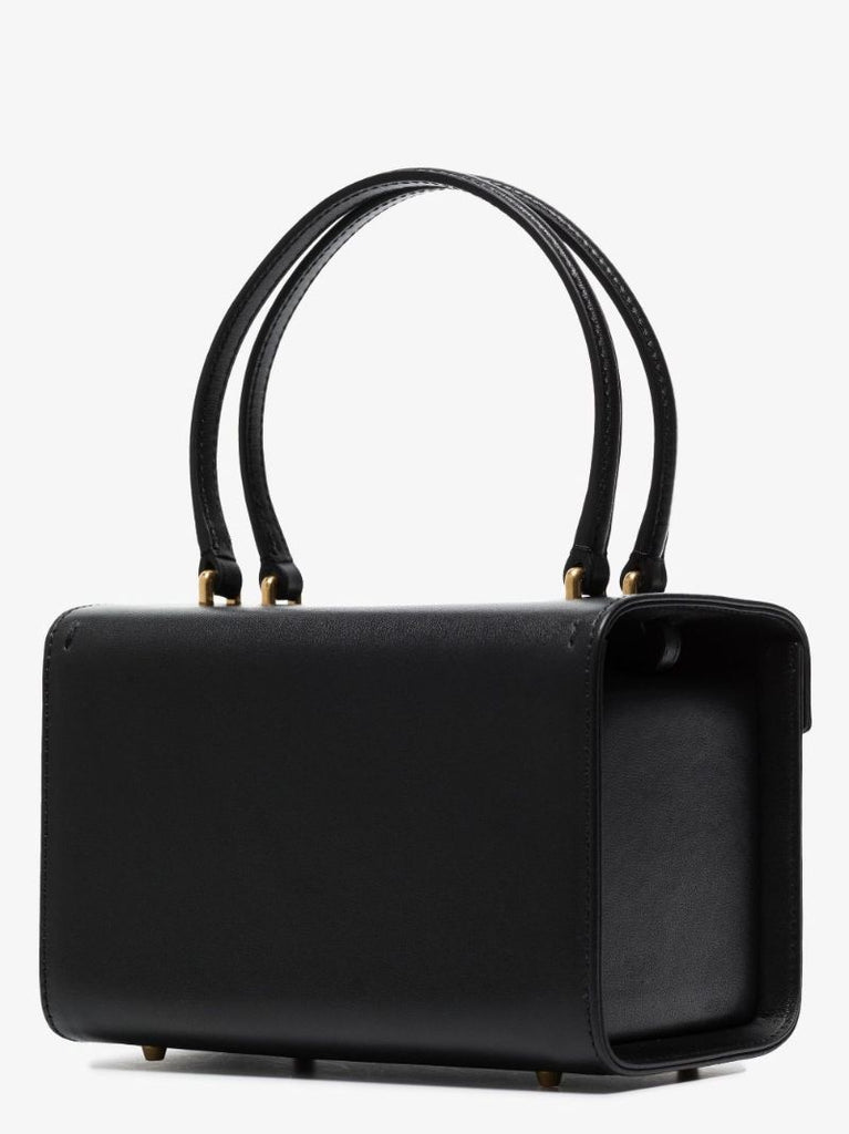 Black Vlogo Leather Mini Bag