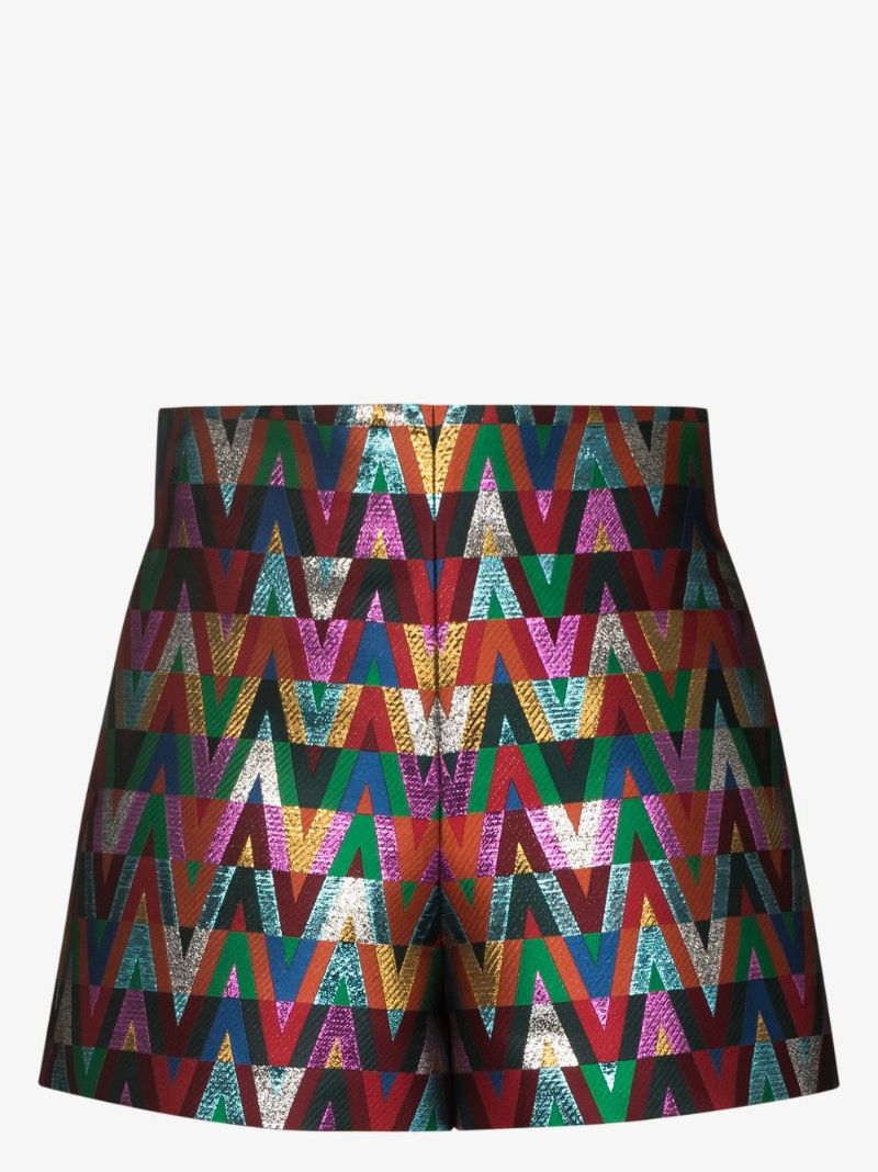 V Optical Jacquard Shorts