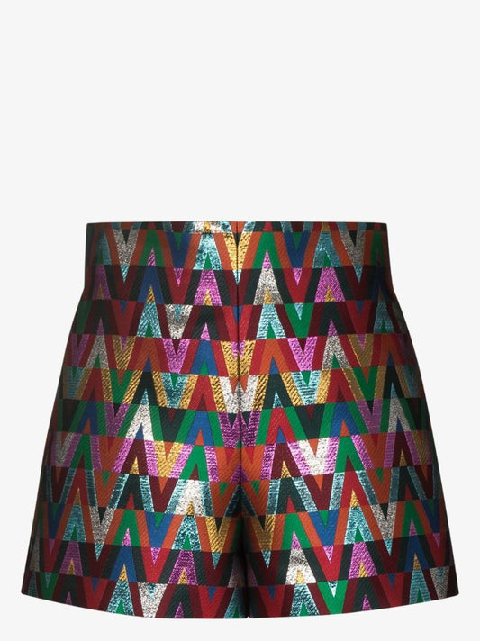 V Optical Jacquard Shorts