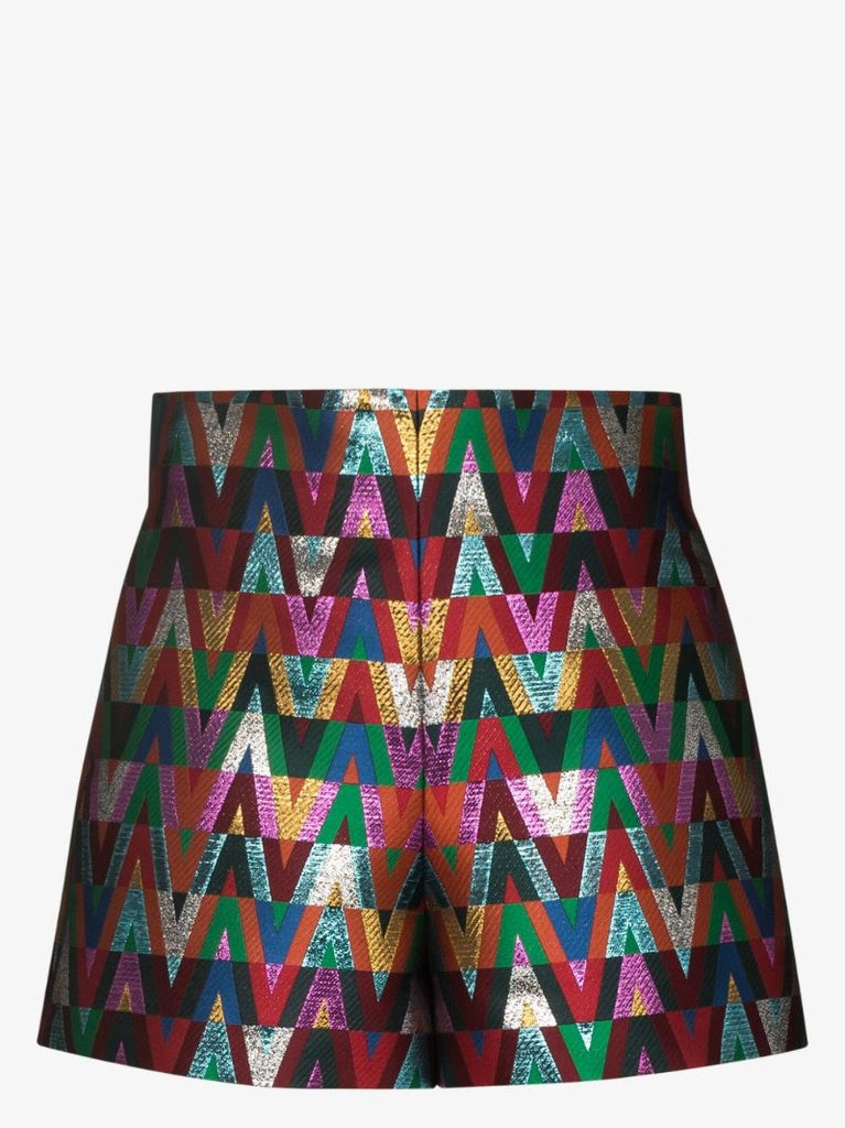 V Optical Jacquard Shorts