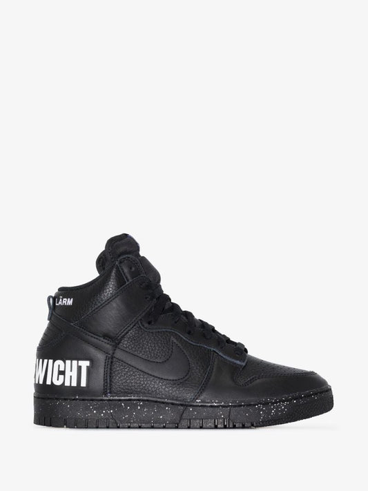 Black Dunk High 1985 Leather Sneakers