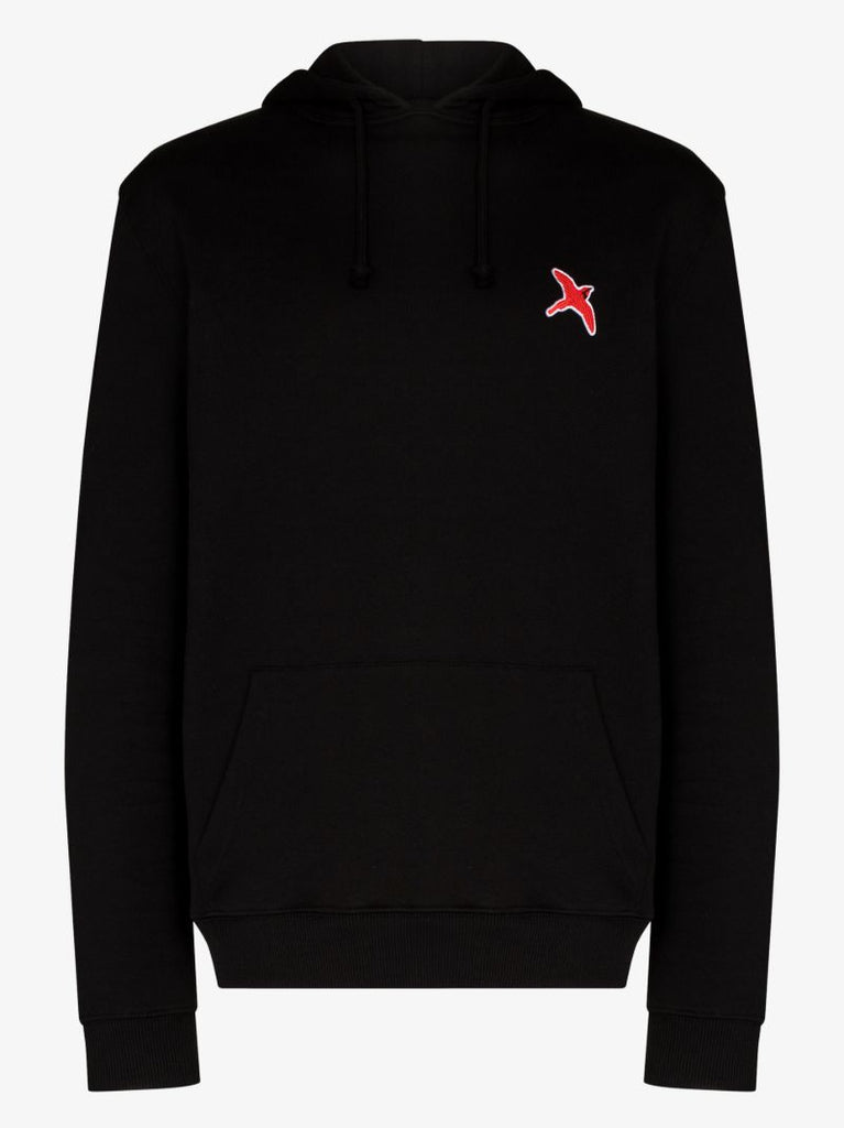 Rouge Bee Bird AppliquÃ_x0083_Â© Cotton Hoodie