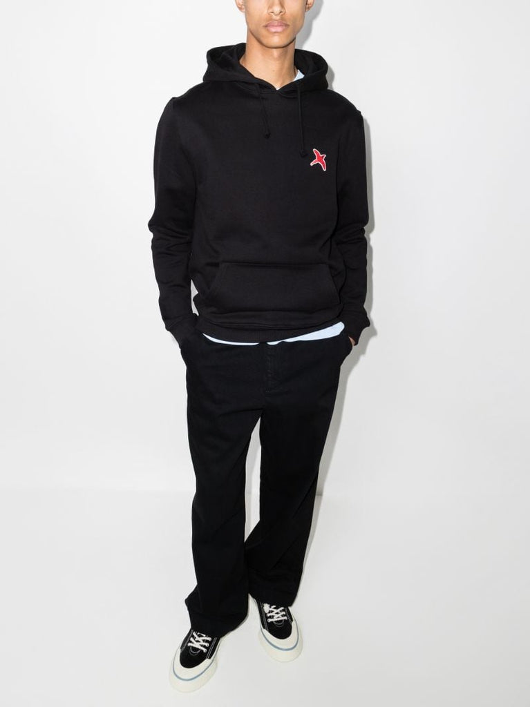Rouge Bee Bird AppliquÃ_x0083_Â© Cotton Hoodie