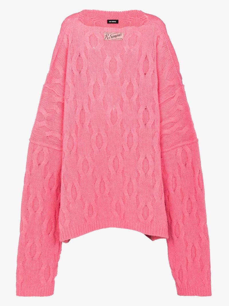 Fantasy Oversized Cable Knit Wool Sweater