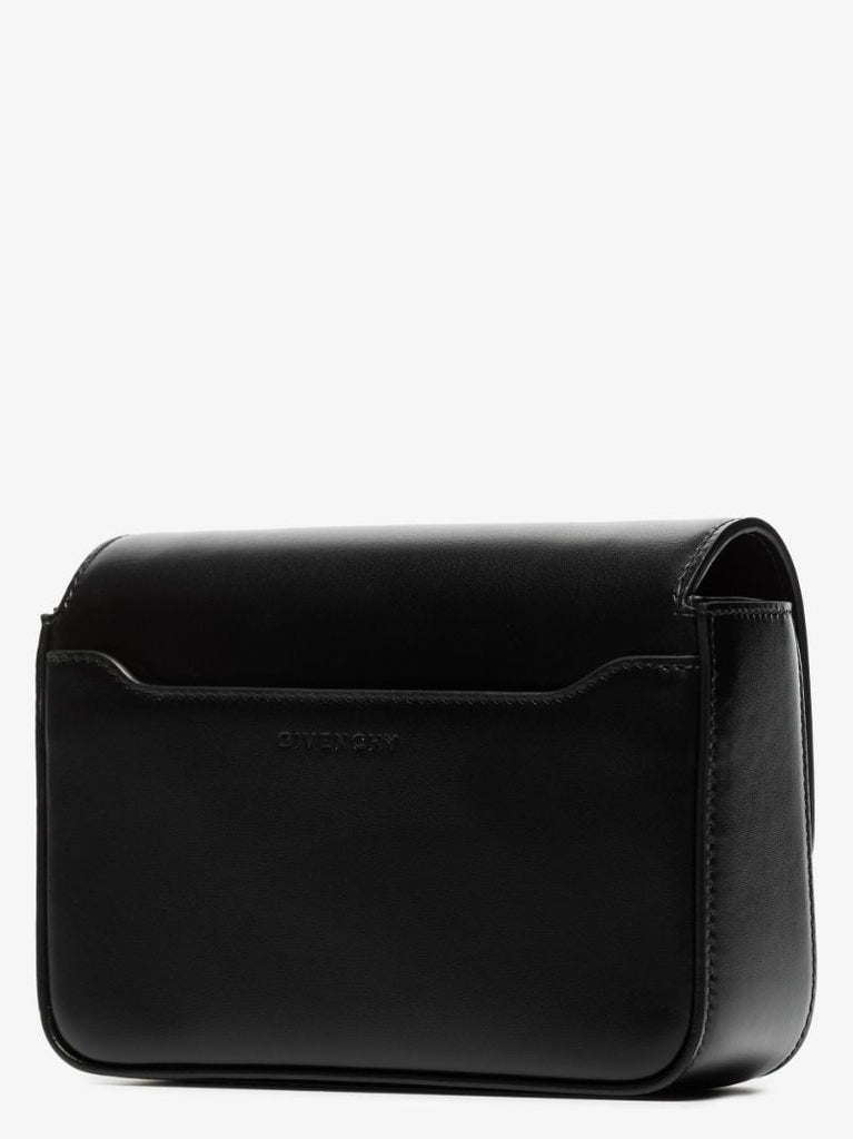 Black 4g Small Leather Cross Body Bag