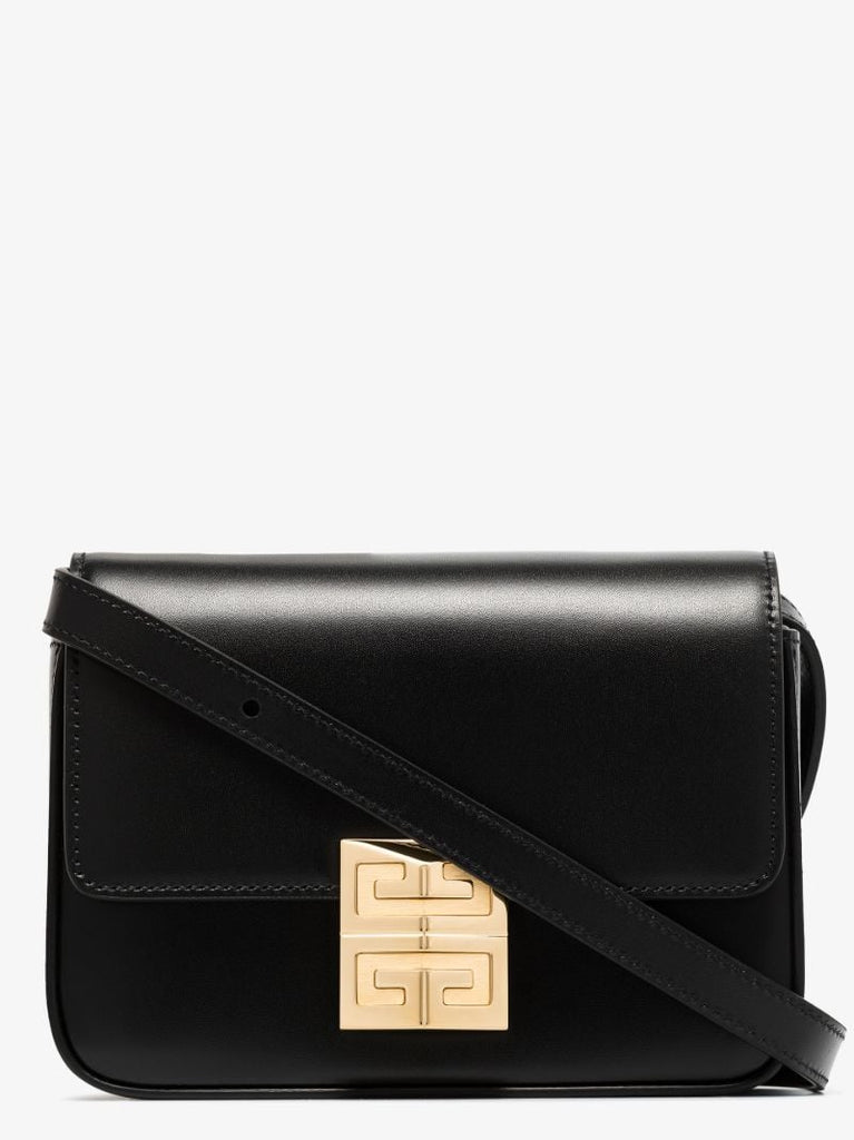 Black 4g Small Leather Cross Body Bag