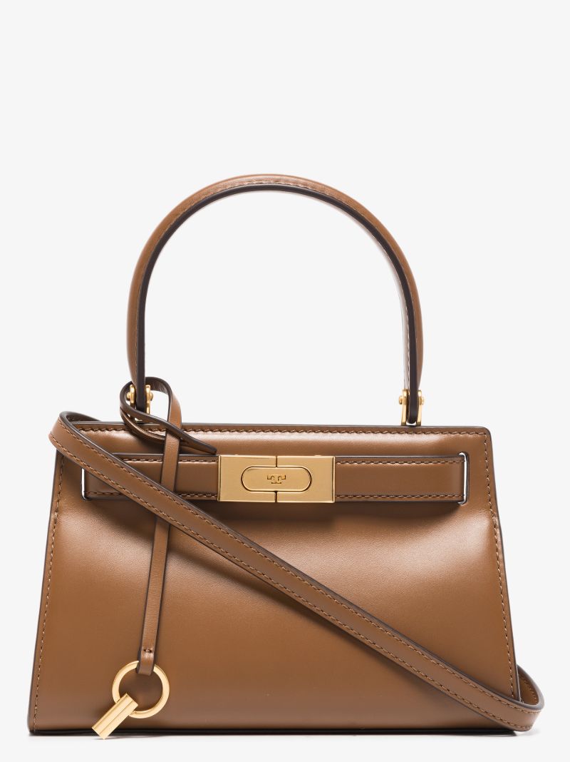 Brown Lee Radziwill Leather Mini Tote Bag