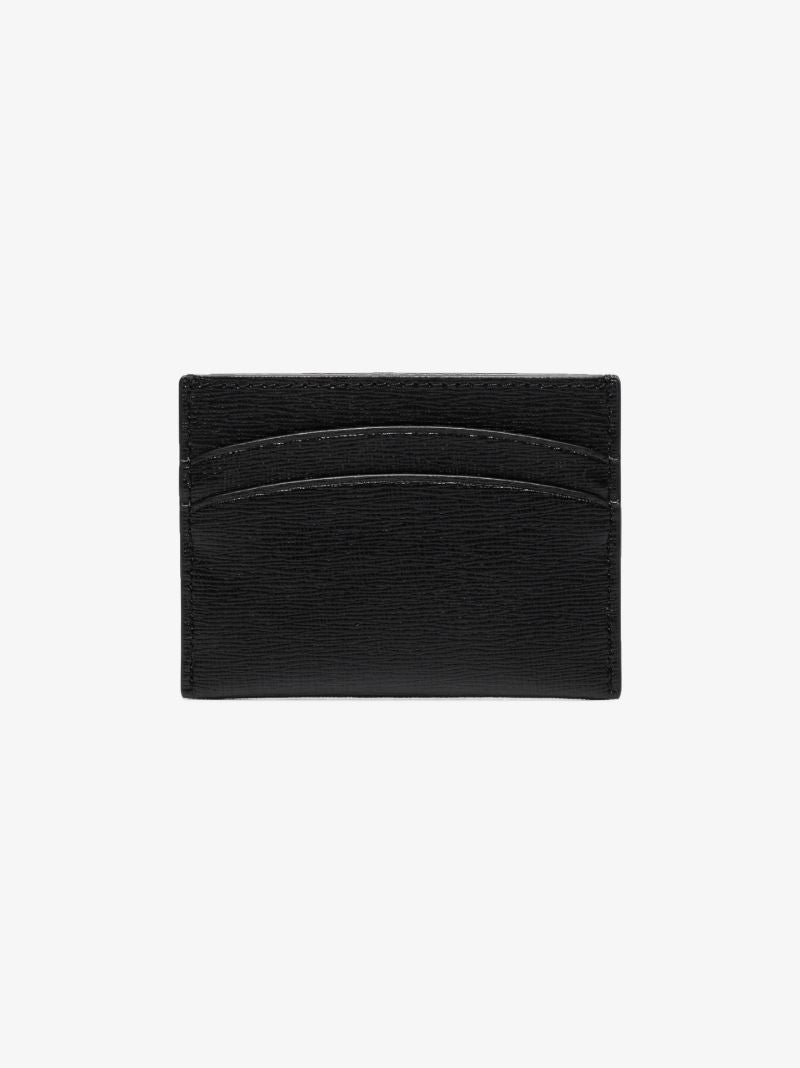 Black Robinson Leather Card Holder