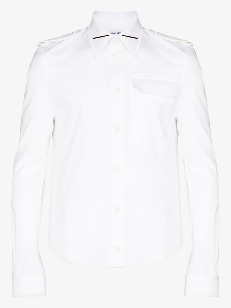 Embellished Cotton Poplin Shirt