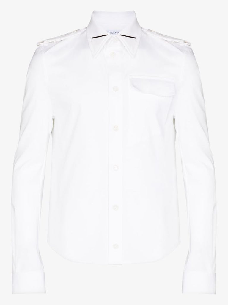 Embellished Cotton Poplin Shirt