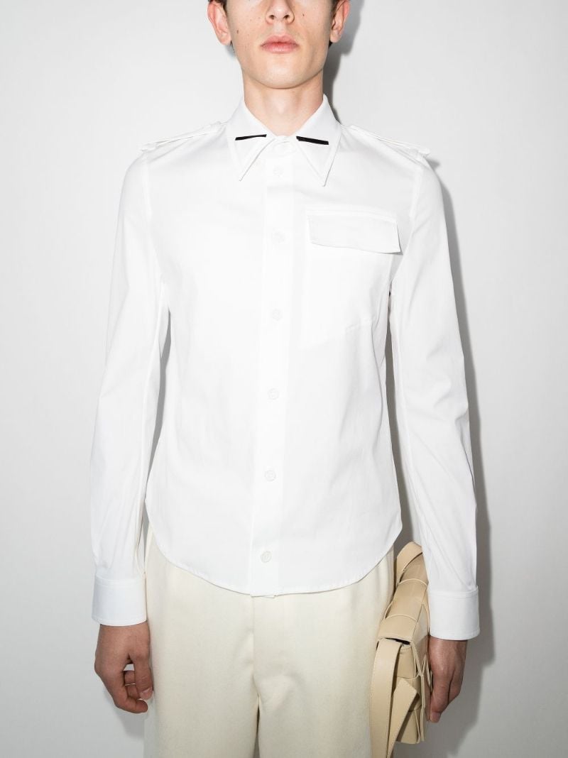 Embellished Cotton Poplin Shirt
