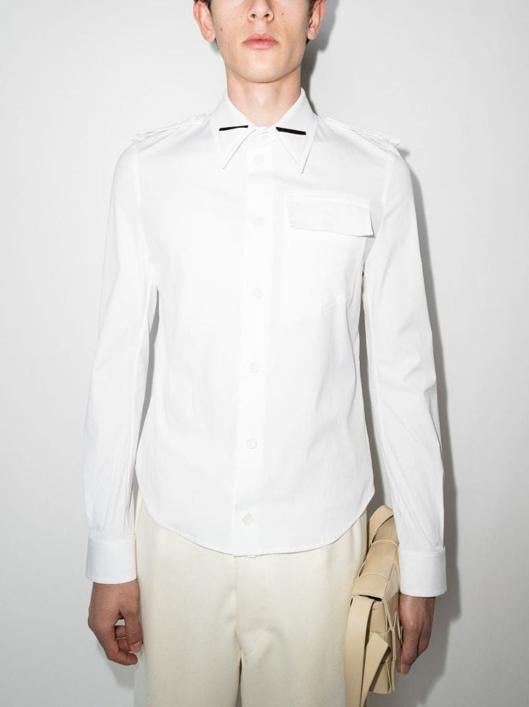 Embellished Cotton Poplin Shirt