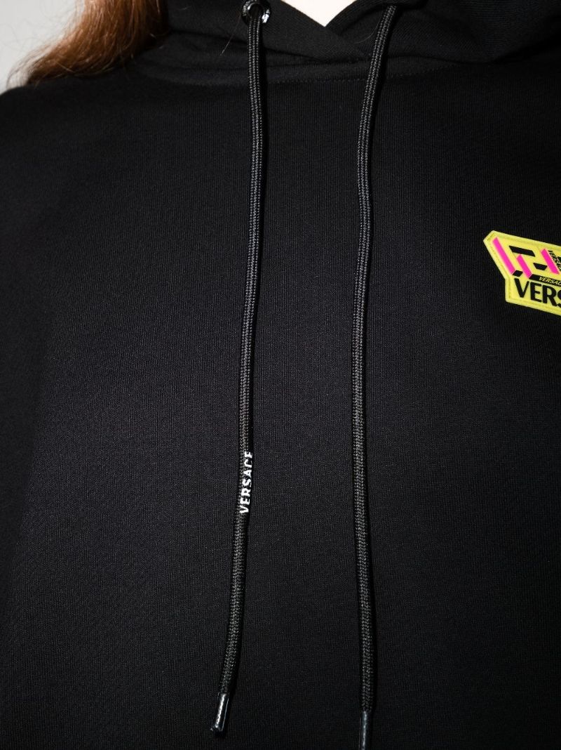 Logo Print Cotton Hoodie