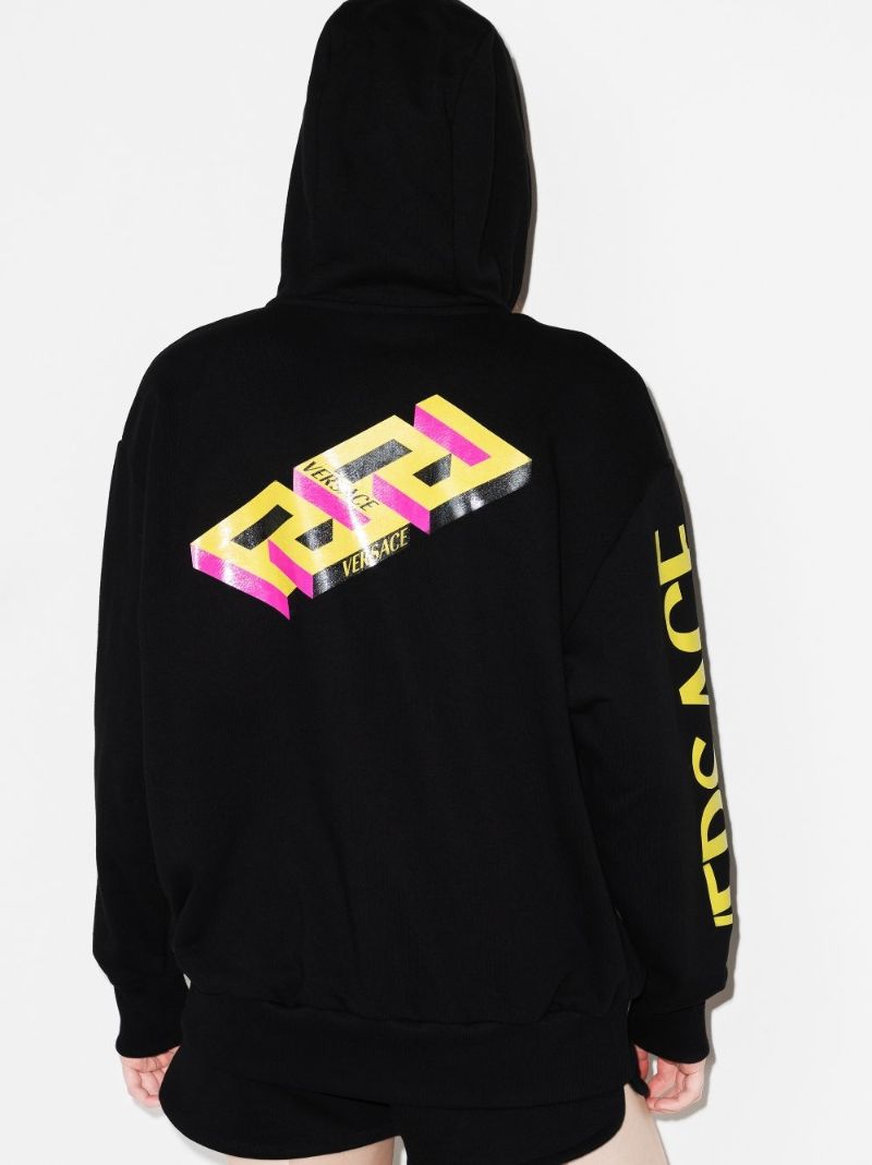 Logo Print Cotton Hoodie