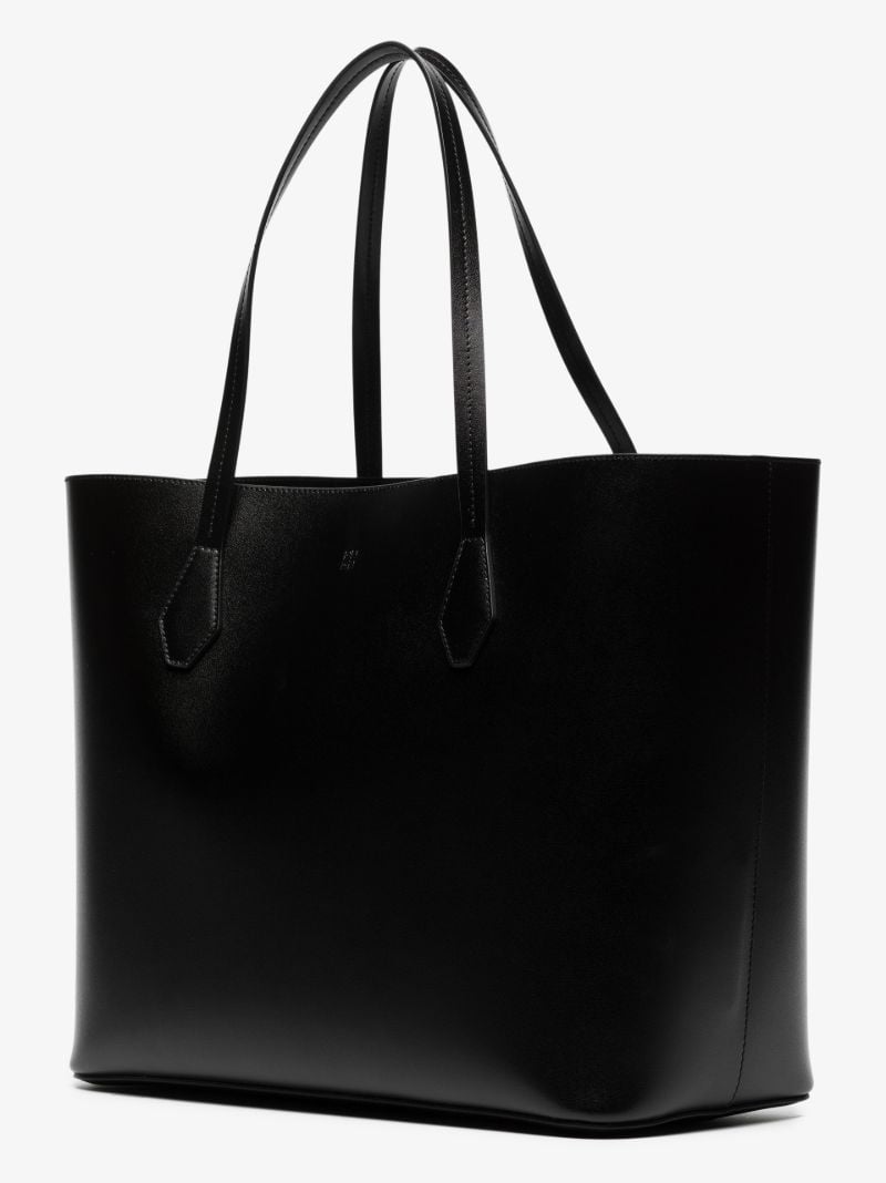 Black Leather Tote Bag
