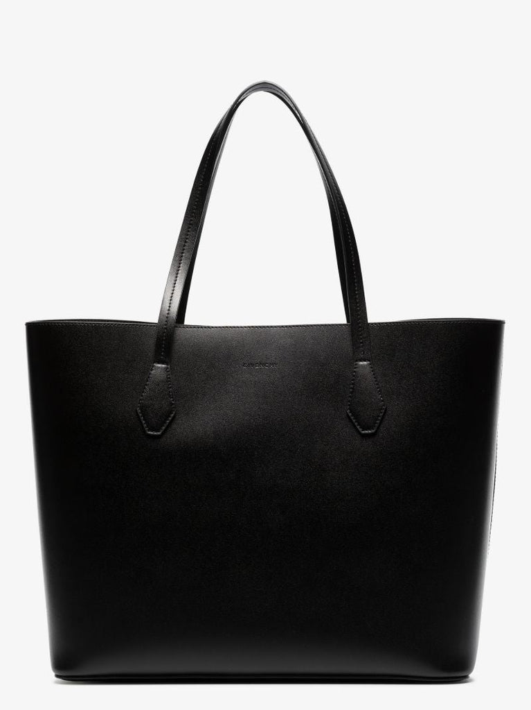 Black Leather Tote Bag