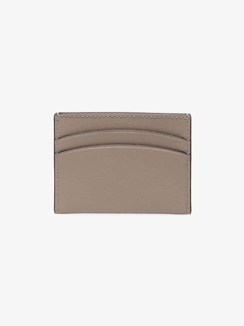 Grey Robinson Leather Card Holder