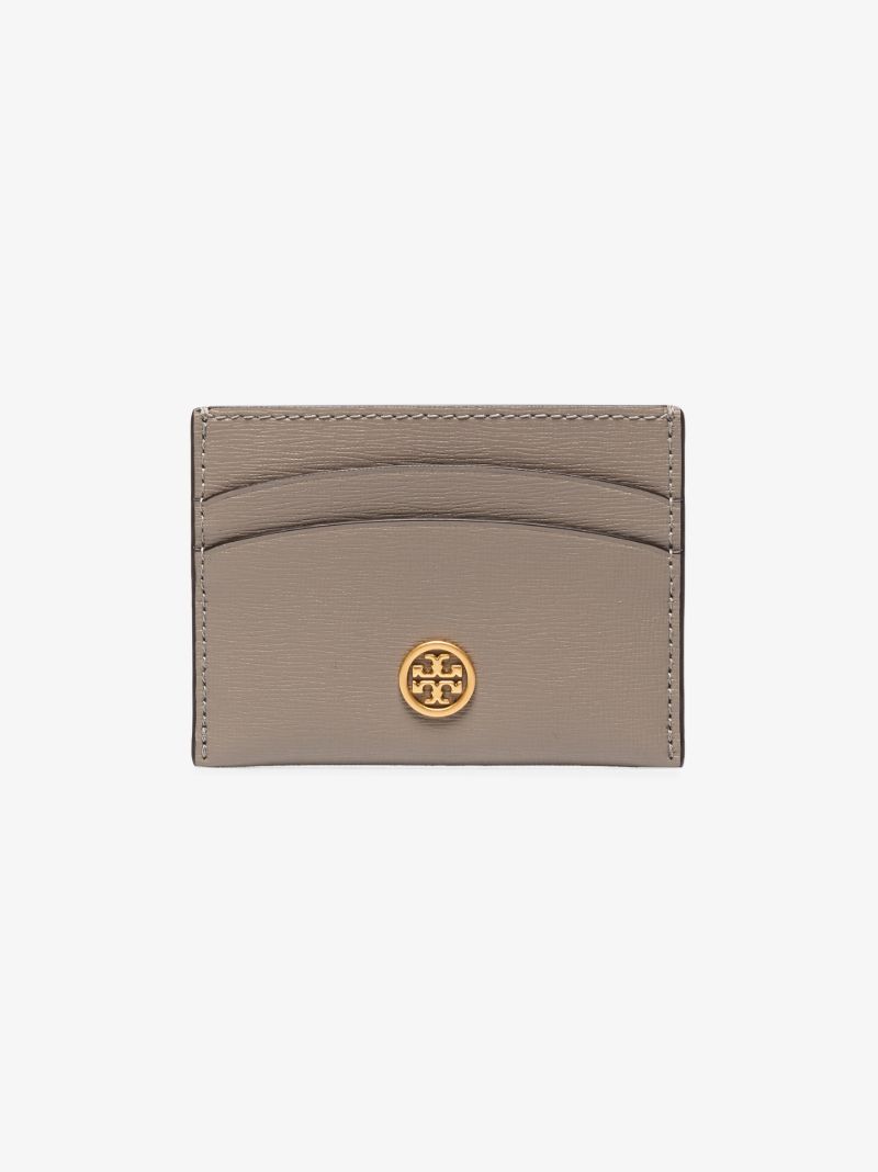 Grey Robinson Leather Card Holder