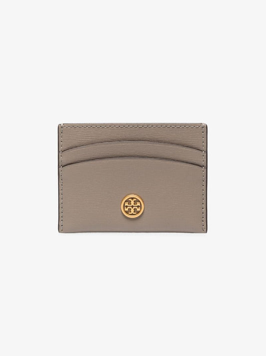 Grey Robinson Leather Card Holder
