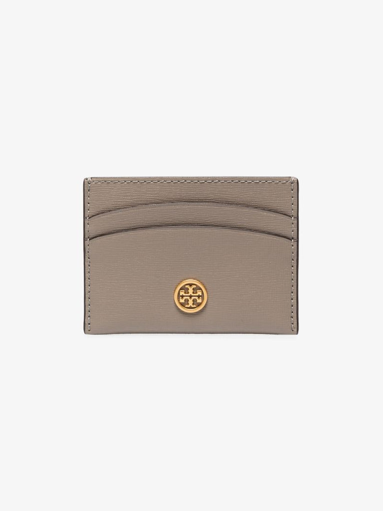 Grey Robinson Leather Card Holder