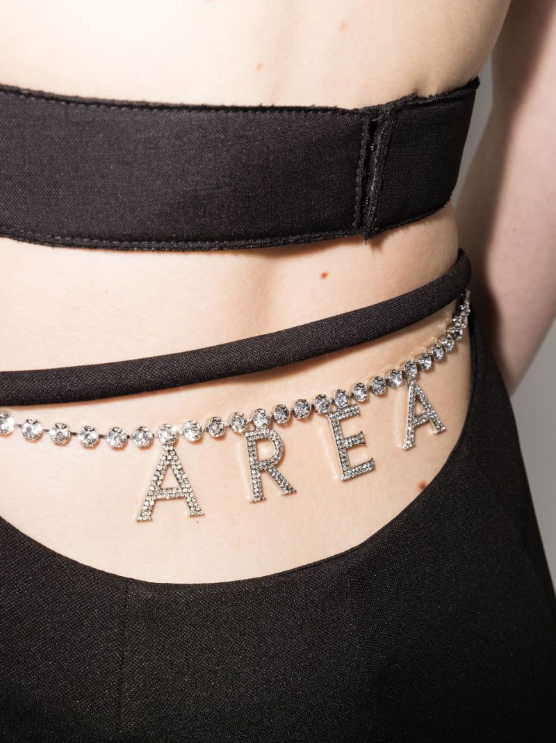 Nameplate High Waist Flared Trousers