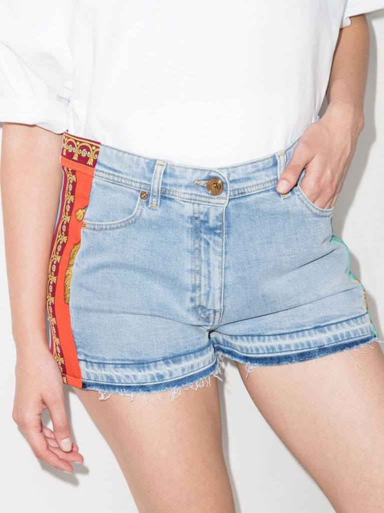 Royal Rebellion Denim Short Shorts