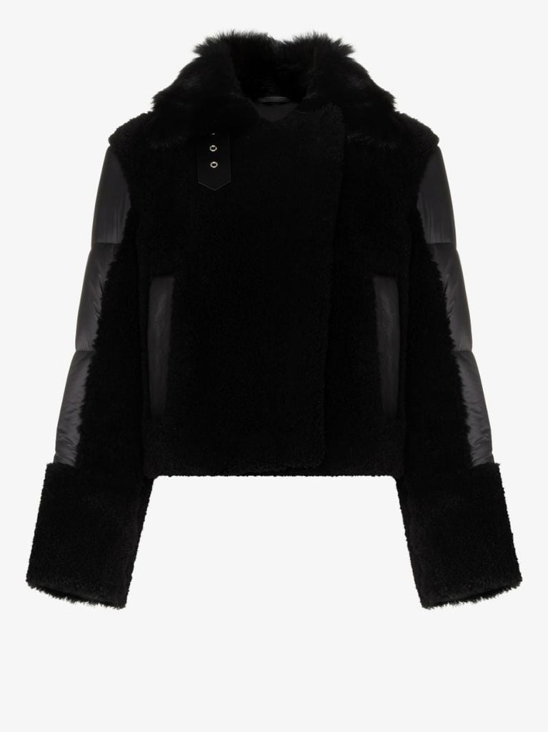 Lena Cropped Shearling Coat