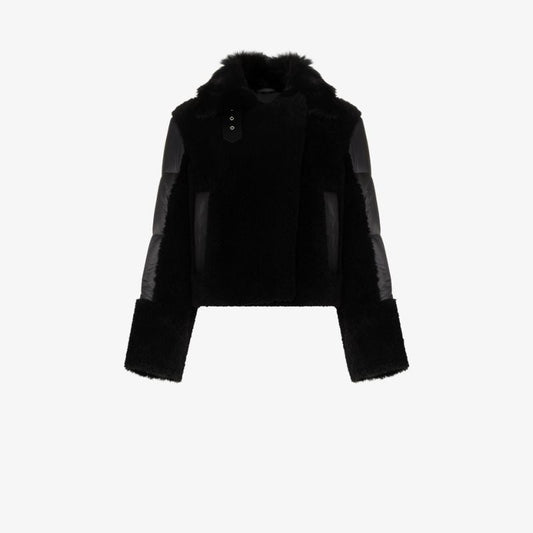 Lena Cropped Shearling Coat