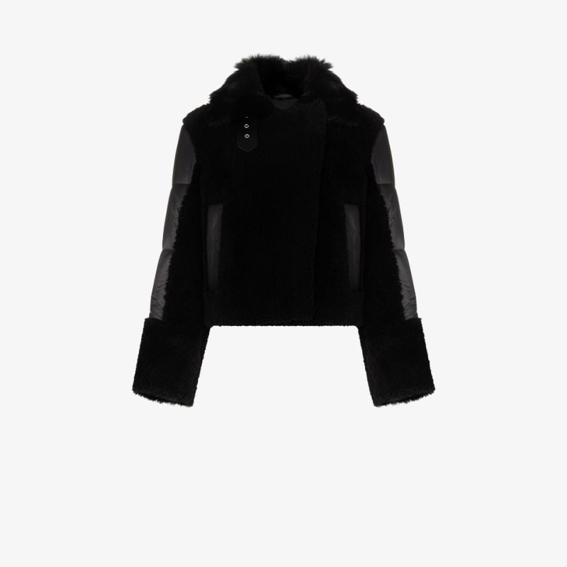 Lena Cropped Shearling Coat