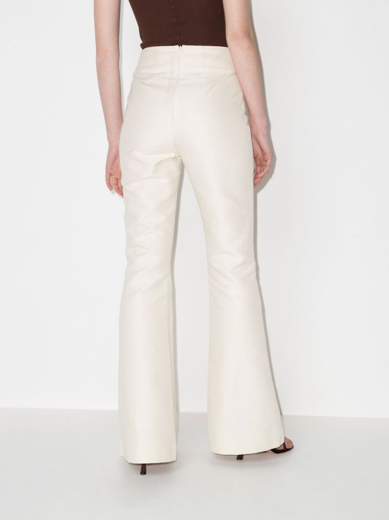 High Waist Flared Trousers