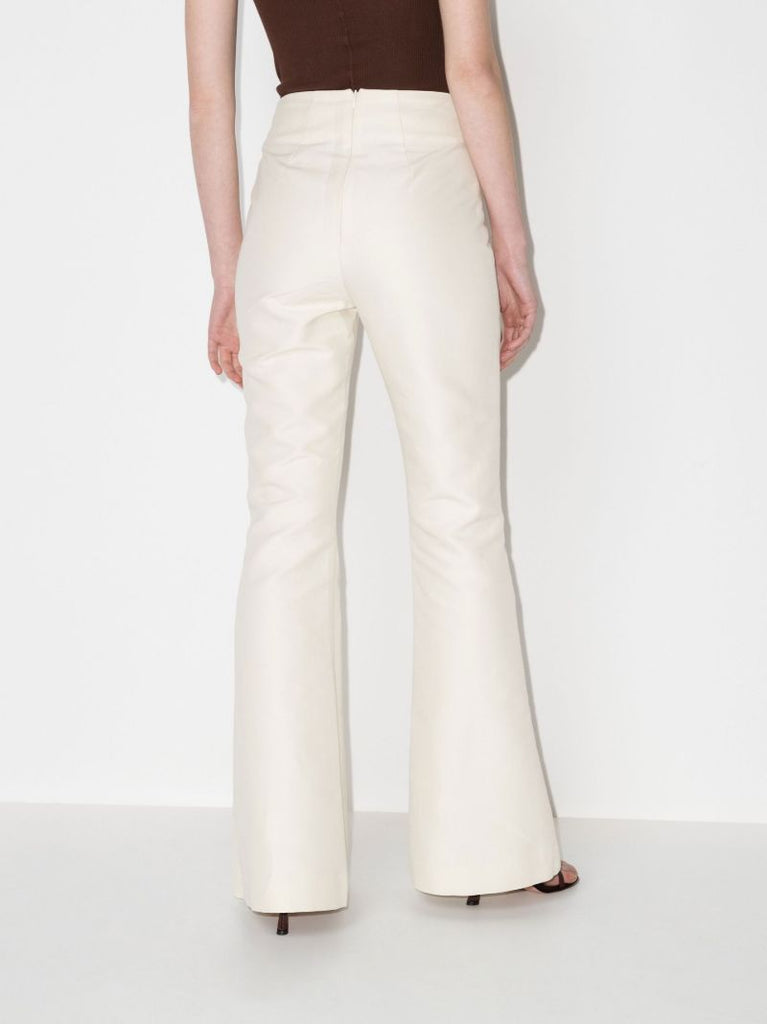 High Waist Flared Trousers