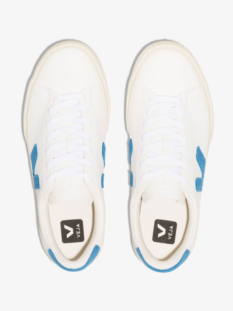 White Campo Leather Low Top Sneakers