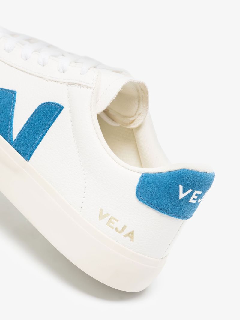 White Campo Leather Low Top Sneakers