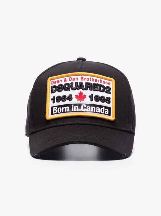 Black Born in Canada Logo Baseball Cap