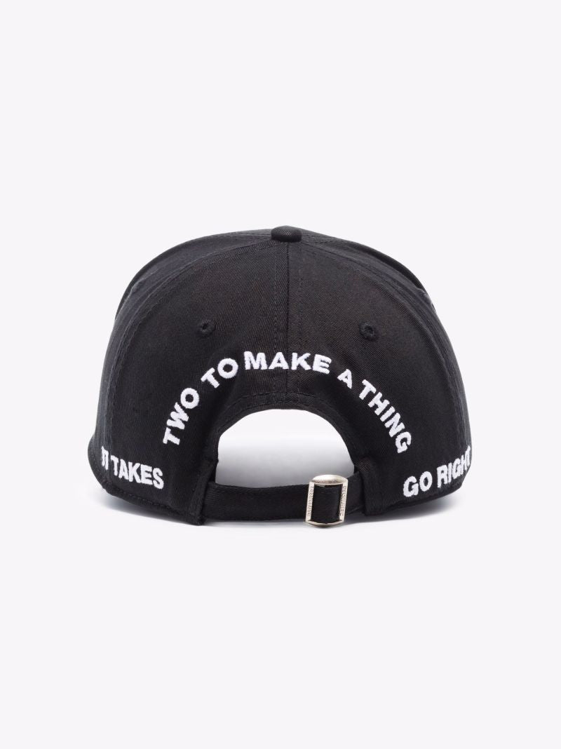 Black Logo Baseball Cap