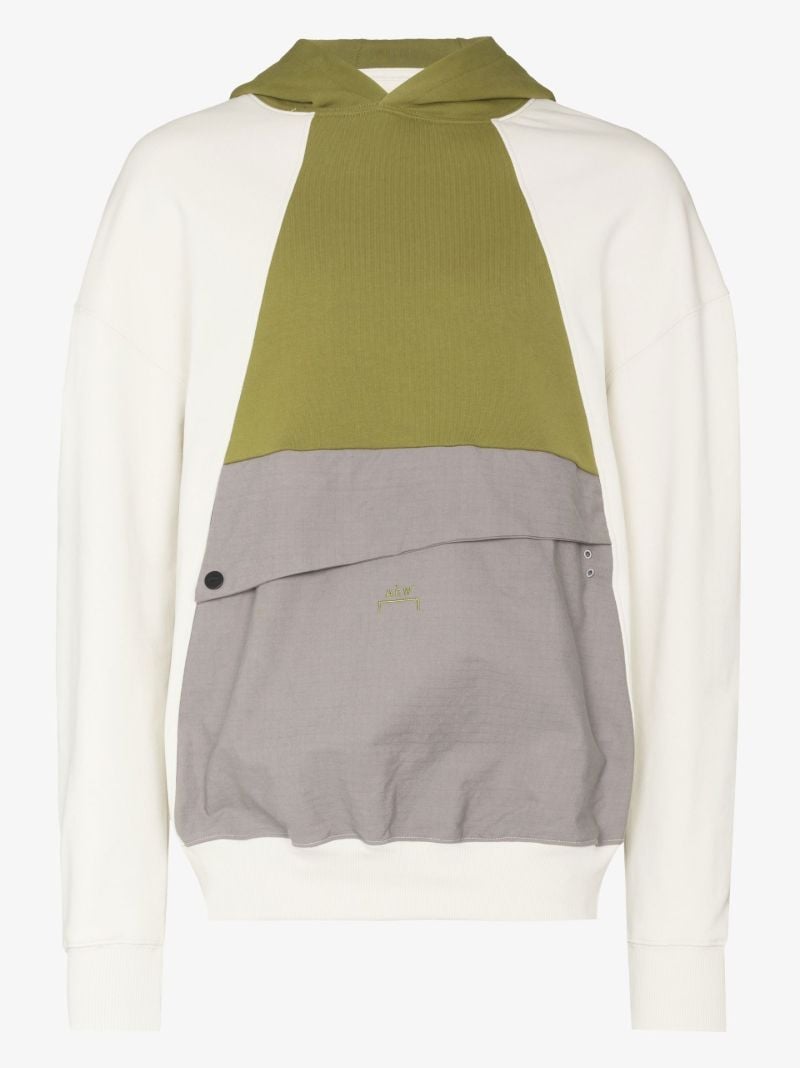 Colour Block Cotton Hoodie
