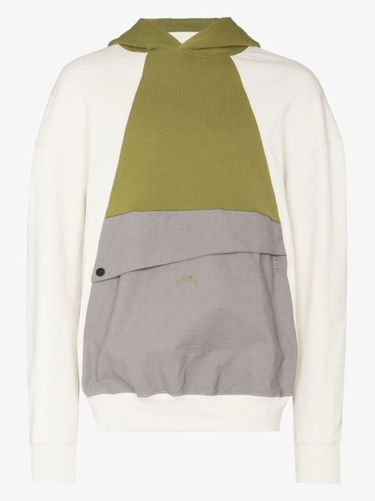 Colour Block Cotton Hoodie