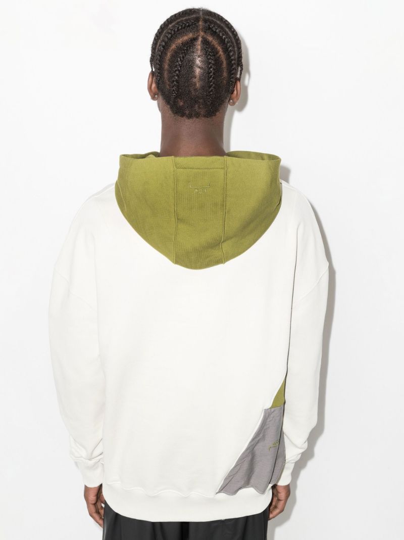 Colour Block Cotton Hoodie