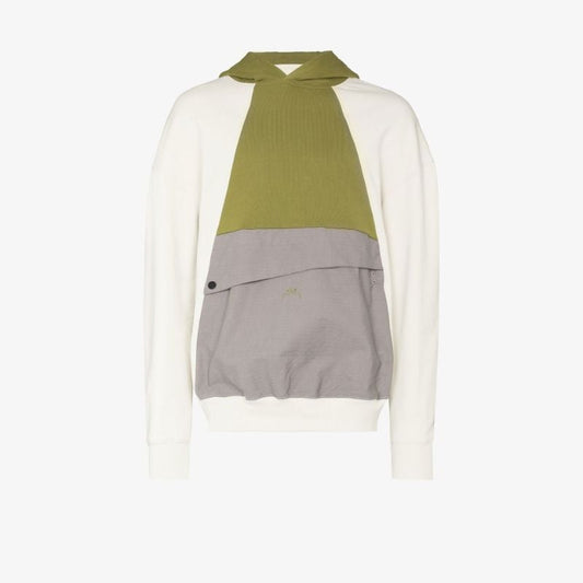 Colour Block Cotton Hoodie